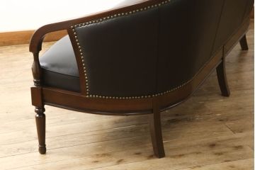 中古　美品　maruni(マルニ木工)　KENT-COURT(ケントコート)　ブリティッシュコレクション　洗練された佇まいが美しい3人掛けソファ(定価約60万円)(3Pソファ、三人掛け)(R-059057)