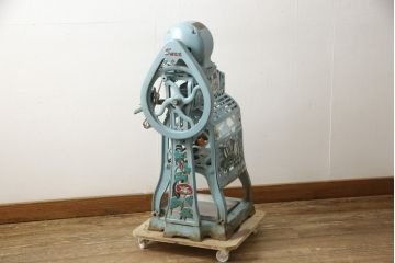 ジャンク品　アンティーク雑貨　現状品　日立製作所　TRADE MARK Swan　カラフルで可愛らしいデザインが魅力的な電動式かき氷機(氷削機、ディスプレイ)(R-059067)