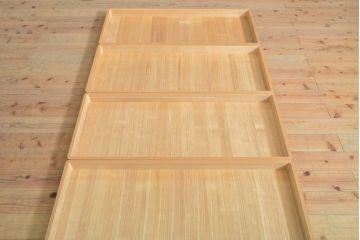 中古　木匠・多々納邦男作　凛とした美しい佇まいが魅力の桐箪笥(並厚、和タンス、引き出し、衣装箪笥、桐たんす、着物箪笥)(定価約130万円)(R-059076)