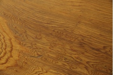 中古　屋久杉(突き板)　美しい杢目と素材の風合いを楽しめる飾り棚(茶箪笥、茶棚、違い棚、飾り棚)(R-059077)