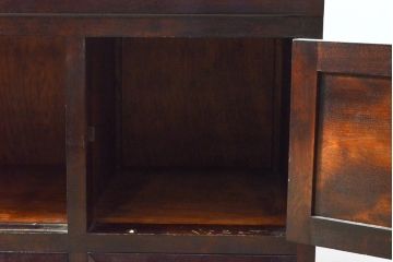 中古　美品　松本民芸家具　脚付きリメイク　和モダンな空間づくりにおすすめのローチェスト(サイドボード、引き出し、ローボード)(R-059080)