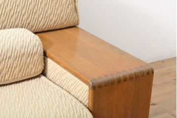 和製ヴィンテージ　美品　CONDE HOUSE(カンディハウス)　Hock(ホック)ブランド　BOLS(ボルス)シリーズ　ナチュラルテイストの空間づくりに活躍する3人掛けソファ(3Pソファ、三人掛けソファ、ビンテージ)(R-059083)
