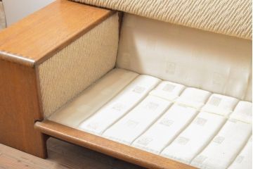 和製ヴィンテージ　美品　CONDE HOUSE(カンディハウス)　Hock(ホック)ブランド　BOLS(ボルス)シリーズ　ナチュラルテイストの空間づくりに活躍する3人掛けソファ(3Pソファ、三人掛けソファ、ビンテージ)(R-059083)