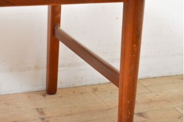 北欧ビンテージ　チーク材　レトロであたたかみのある佇まいが魅力的なダイニングチェア(椅子、イス、ヴィンテージ)(R-059096)