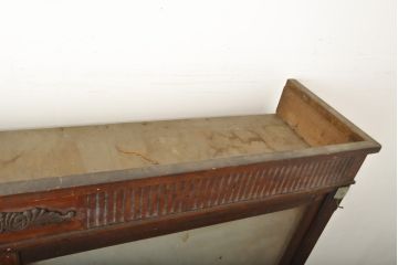 和製アンティーク　大正ロマン　ノスタルジックな雰囲気香る重ね戸棚(収納棚、キャビネット、サイドボード、店舗什器、食器棚)(R-059107)