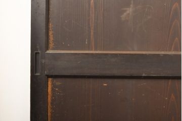 アンティーク建具　杉材　明治期からの歴史が刻み込まれた帯戸4枚セット(板戸、引き戸、建具)(R-059117)
