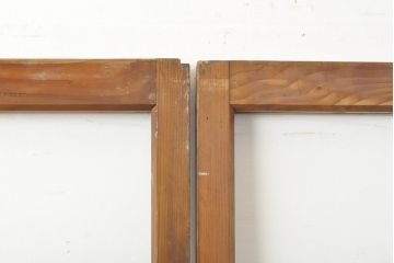 アンティーク建具　ノスタルジックな佇まいが魅力のガラス戸3枚セット(引き戸、建具)(R-059119)