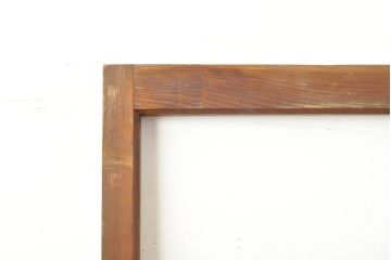 アンティーク建具　懐かしさを感じるガラス戸1枚(引き戸、建具)(R-059120)