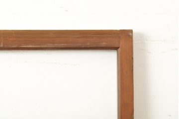 アンティーク建具　懐かしさを感じるガラス戸1枚(引き戸、建具)(R-059120)