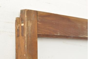 アンティーク建具　懐かしさを感じるガラス戸1枚(引き戸、建具)(R-059120)