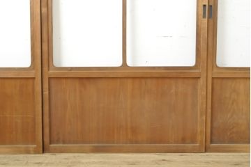 アンティーク建具　洗練された和を演出する引き戸4枚セット(建具)(R-059121)