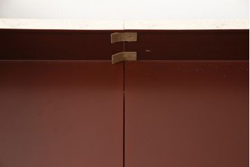 中古　螺鈿(らでん)細工　民芸家具　存在感抜群の佇まいが目を引くベッドフレーム(定価約280万円)(ベッド)(R-059137)