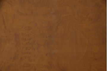 中古　美品　イタリア高級家具　メデア(Medea)　脚に入った幾何学模様が目を引くエクステンションテーブル(定価約90万円)(ダイニングテーブル、6人掛け)(R-059155)