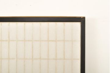 アンティーク建具　腰板欅(ケヤキ)材　木色のコントラストが凛とした雰囲気を醸し出す障子戸4枚セット(引き戸、建具)(R-059160)