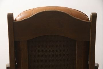 中古　超美品　飛騨産業　キツツキ　PROVINCIAL(プロヴィンシャル・プロビンシャル)シリーズ　本革　レトロで温かみのある佇まいが魅力的な1人掛けレザーソファ(定価約41万円)(一人掛け、アームチェア)(R-059162)