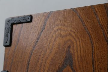 中古　美品　岩谷堂箪笥　ハッキリとした木目が目を引く縦型チェスト(和タンス、衣装箪笥、引き出し)(R-059165)