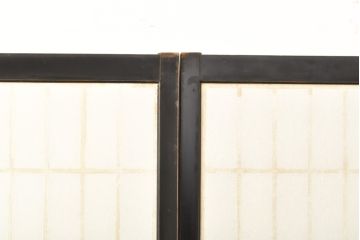 アンティーク建具　腰板欅(ケヤキ)材　凛とした佇まいが気品溢れる障子戸4枚セット(引き戸、建具)(R-059167)