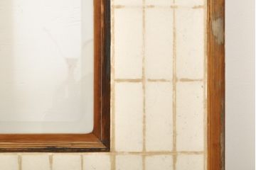アンティーク建具　腰板欅(ケヤキ)材　凛とした佇まいが気品溢れる障子戸4枚セット(引き戸、建具)(R-059167)