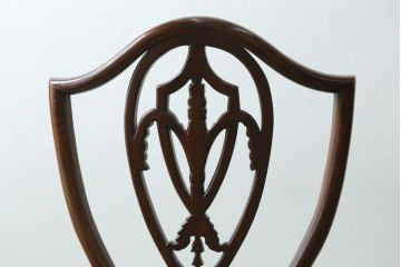 中古　美品　アメリカ　トラディショナルセンチュリー　品のある佇まいが美しいダイニングチェア2脚セット　2脚定価 約60万円　(R-059183)