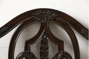 中古　美品　アメリカ　トラディショナルセンチュリー　品のある佇まいが美しいダイニングチェア2脚セット(2脚定価 約60万円)(イス、椅子)(R-059183)
