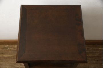 中古　超美品　川島政則ステンドグラス工房　幻想的な雰囲気を醸し出す行灯型フロアスタンド照明(スタンドライト、間接照明、行燈)(定価約40万円)(R-059190)