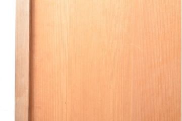 アンティーク建具　杉材　美しい柾目が目を引く板戸1枚(帯戸、引き戸、建具)(R-059210)