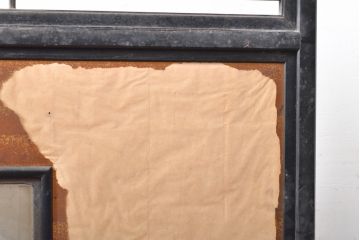 和製アンティーク　大正ロマン　透かし彫り　随所にみられる意匠が魅力的な衝立て(パーテーション、つい立て、間仕切り)(R-059220)