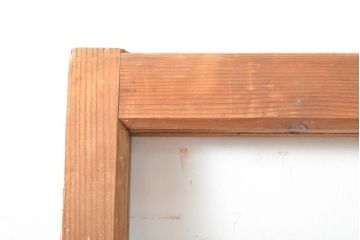 アンティーク建具　大正ロマン　ノスタルジックな雰囲気を醸し出すガラス戸1枚(引き戸、建具)(R-059227)