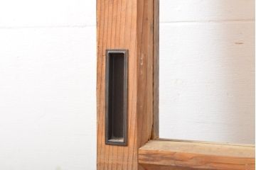 アンティーク建具　大正ロマン　ノスタルジックな雰囲気を醸し出すガラス戸1枚(引き戸、建具)(R-059227)