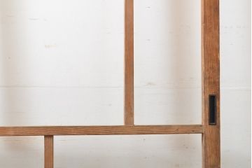 アンティーク建具　大正ロマン　ノスタルジックな雰囲気を醸し出すガラス戸1枚(引き戸、建具)(R-059227)