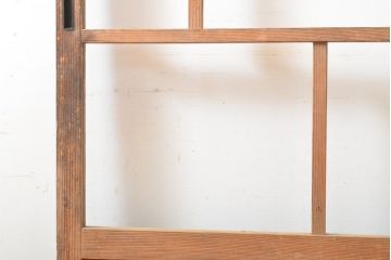 アンティーク建具　大正ロマン　ノスタルジックな雰囲気を醸し出すガラス戸1枚(引き戸、建具)(R-059227)
