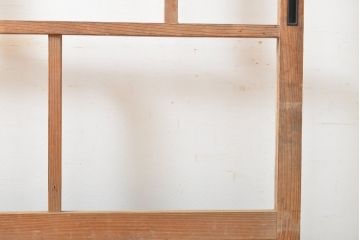 アンティーク建具　大正ロマン　ノスタルジックな雰囲気を醸し出すガラス戸1枚(引き戸、建具)(R-059227)