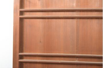 アンティーク建具　横桟付き　温かみを感じる杉材製扉(ドア、板戸、建具)(R-059230)