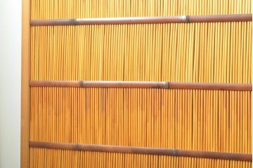 アンティーク建具　民芸家具　情緒豊かな佇まいが魅力の御簾戸4枚セット(建具、簾戸、簀戸、葭戸、夏障子、すど、葦戸)(R-059232)