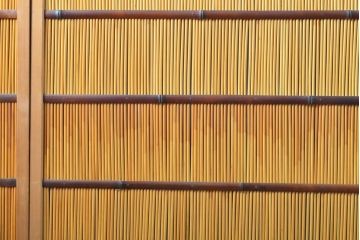 アンティーク建具　民芸家具　情緒豊かな佇まいが魅力の御簾戸4枚セット(建具、簾戸、簀戸、葭戸、夏障子、すど、葦戸)(R-059232)