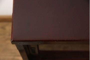 中古　美品　二本松工藝館　田中家具　重厚感ある佇まいが魅力的なサイドボード(リビングボード、戸棚、収納棚)(R-059244)