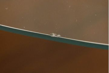 イギリスビンテージ　マホガニー材　半円形　クラシカルな佇まいが魅力的なキャビネット(飾り棚、収納棚、ガラスケース、ヴィンテージ、ハーフムーン)(R-059249)