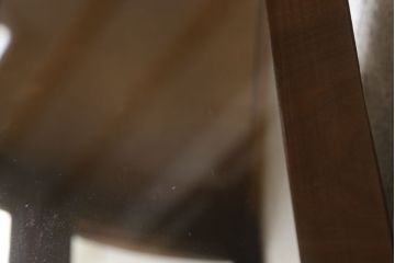 イギリスビンテージ　マホガニー材　半円形　クラシカルな佇まいが魅力的なキャビネット(飾り棚、収納棚、ガラスケース、ヴィンテージ、ハーフムーン)(R-059249)