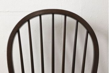 中古　松本民芸家具　フープバックの背もたれがおしゃれな#72型・リーチチェア(ダイニングチェア、ウィンザーチェア、ウインザーチェア)(R-059255)