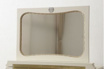 中古　超美品　松永工房　カンティーニュシリーズ　優雅な雰囲気を醸し出す縦型ジュエリーチェスト(定価約23万円)(小物収納、引き出し)(R-059258)