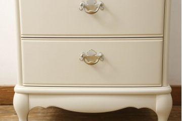 中古　超美品　松永工房　カンティーニュシリーズ　優雅な雰囲気を醸し出す縦型ジュエリーチェスト(定価約23万円)(小物収納、引き出し)(R-059258)