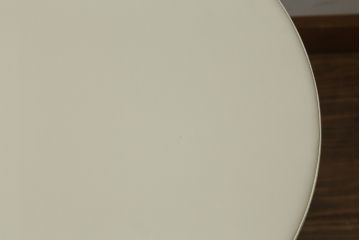 中古　美品　Poltrona Frau(ポルトローナフラウ)　Carlo Colombo(カルロ・コンボ)デザイン　TAVOLO REGOLO(タボロ レゴロ)　異素材の組み合わせがスタイリッシュな雰囲気を高めるサイドテーブル(ラウンドテーブル、コーヒーテーブル、ローテーブル)(定価約30万円)(R-059267)