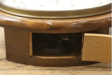 和製アンティーク　電池式　ひし形Y　レトロなデザインが魅力的な掛け時計(古時計)(R-059270)