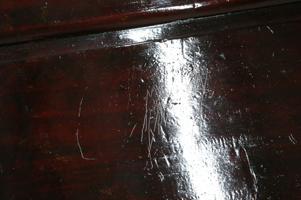ヴィンテージ家具　超激レア!!　中国美術　皇帝・王座デザイン　黄金に輝く龍の彫刻が高貴なチェア　(R-059286)