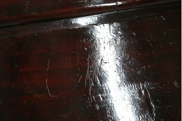 ヴィンテージ家具　超激レア!!　中国美術　皇帝・王座デザイン　黄金に輝く龍の彫刻が高貴なチェア　(R-059286)