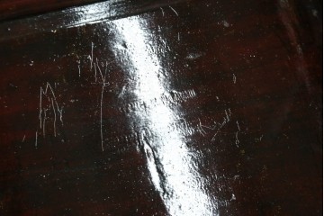 ヴィンテージ家具　超激レア!!　中国美術　皇帝・王座デザイン　黄金に輝く龍の彫刻が高貴なチェア　(R-059286)