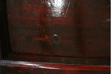 ヴィンテージ家具　超激レア!!　中国美術　皇帝・王座デザイン　黄金に輝く龍の彫刻が高貴なチェア　(R-059286)