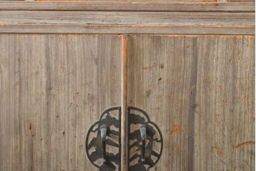和製ビンテージ　前面桐材　収納力たっぷりの桐箪笥(桐たんす、着物箪笥、衣装箪笥、引き出しヴィンテージ)(R-059309)