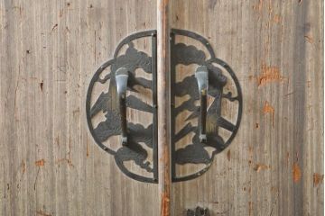 和製ビンテージ　前面桐材　収納力たっぷりの桐箪笥(桐たんす、着物箪笥、衣装箪笥、引き出しヴィンテージ)(R-059309)