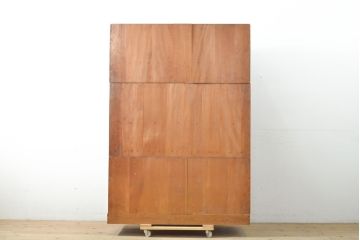 和製ビンテージ　前面桐材　収納力たっぷりの桐箪笥(桐たんす、着物箪笥、衣装箪笥、引き出しヴィンテージ)(R-059309)